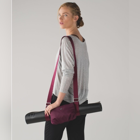 lululemon athletica Bags Lululemon Essential Yoga Mat Carrier Red
